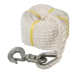 Image of Silverline Gin Wheel Rope with Hook - 20m x 18mm