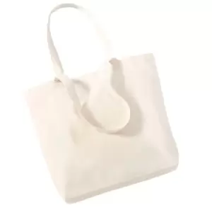 image of Westford Mill Organic Cotton Shopper Bag - 16 Litres (One Size) (Natural)