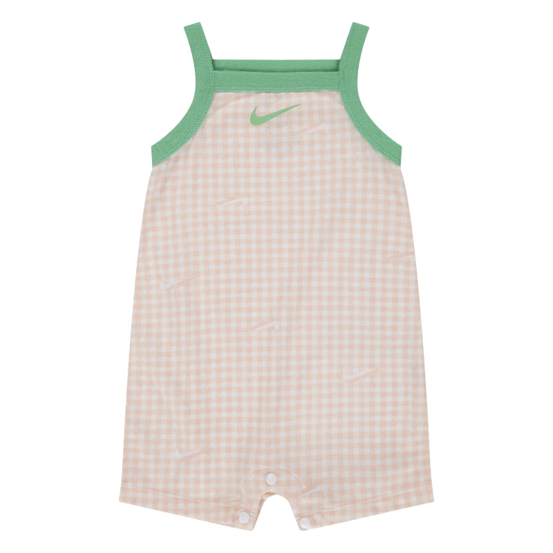 Image of Nike Logo Romper Babies - Pink Pink 0 - 3 Months