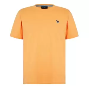 Image of Paul Smith Zebra Crew Neck T-Shirt - Orange