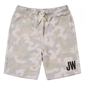 image of Jack Wills Kids Boys Camouflage Block Shorts - Marshmallow