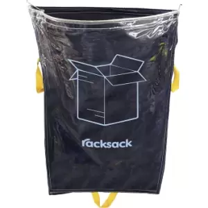 Image of Racksack , capacity 160 l, cardboard box symbol, blue/transparent, pack of 10