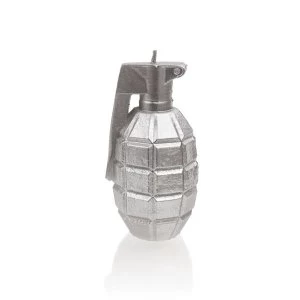 Image of Silver Small Grenade Candle