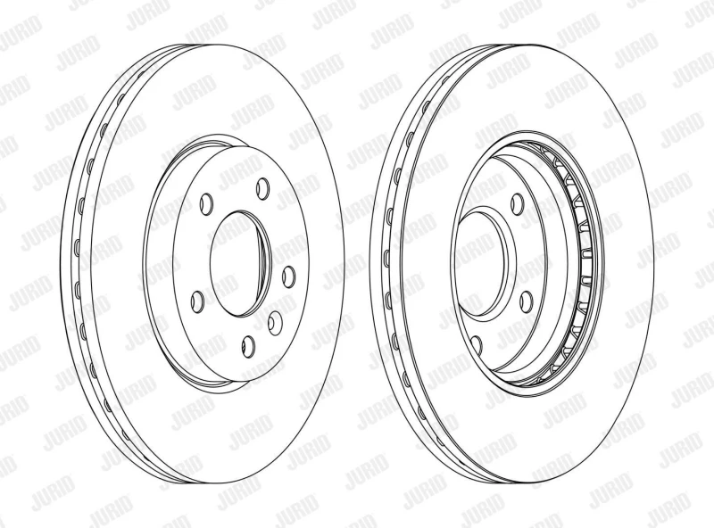 Image of Brake disc JURID 562631JC-1