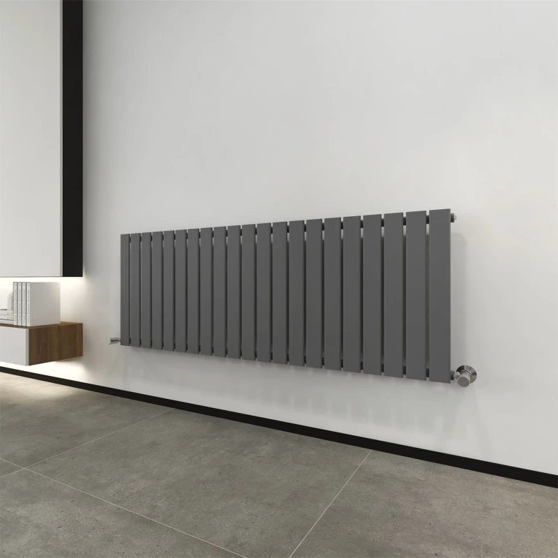 Image of MCC DIRECT 600 x 1428mm Single Designer Flat Panel Central Heating Radiator anthracite HS1722