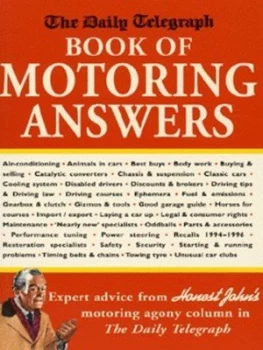 Image of The Daily Telegraph Book of Motoring Answers by Peter Lorimer Paperback