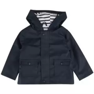 Image of Larkwood Baby Boys Rain Jacket (12-18 Months) (Navy)
