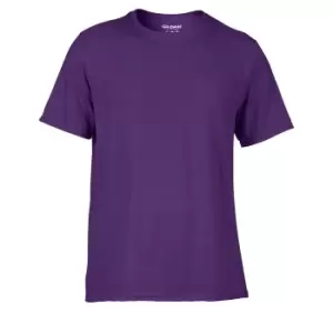 image of Gildan Mens Core Performance Sports Short Sleeve T-Shirt (S) (Purple)