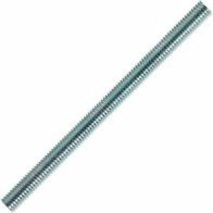 Image of Genuine SEALEY STUD6 Studding M6 x 1mtr Zinc DIN 975 Pack of 5