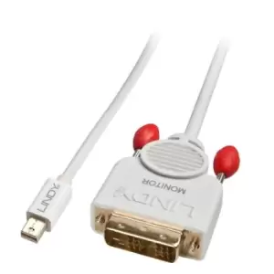 Image of Lindy 41955 video cable adapter 0.5 m Mini DisplayPort DVI-D White