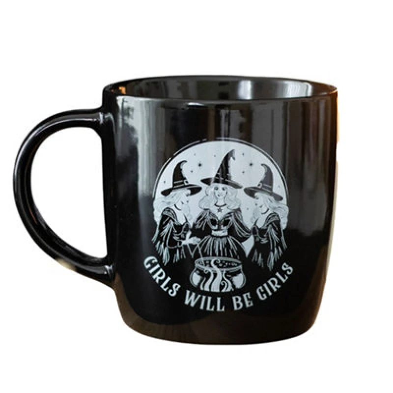 Image of Something Different Something Different Will Be Witchy Mug in Black One Size Unisex 5063852075362