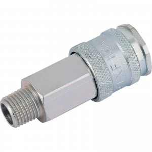 Image of Draper Euro Air Coupling Male Thread 1/4" Bsp Pack of 1