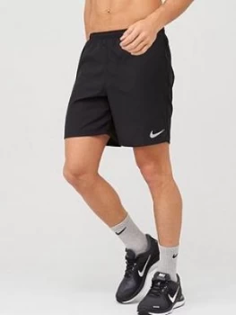 image of Nike 7" Running Shorts - Black, Size L, Men