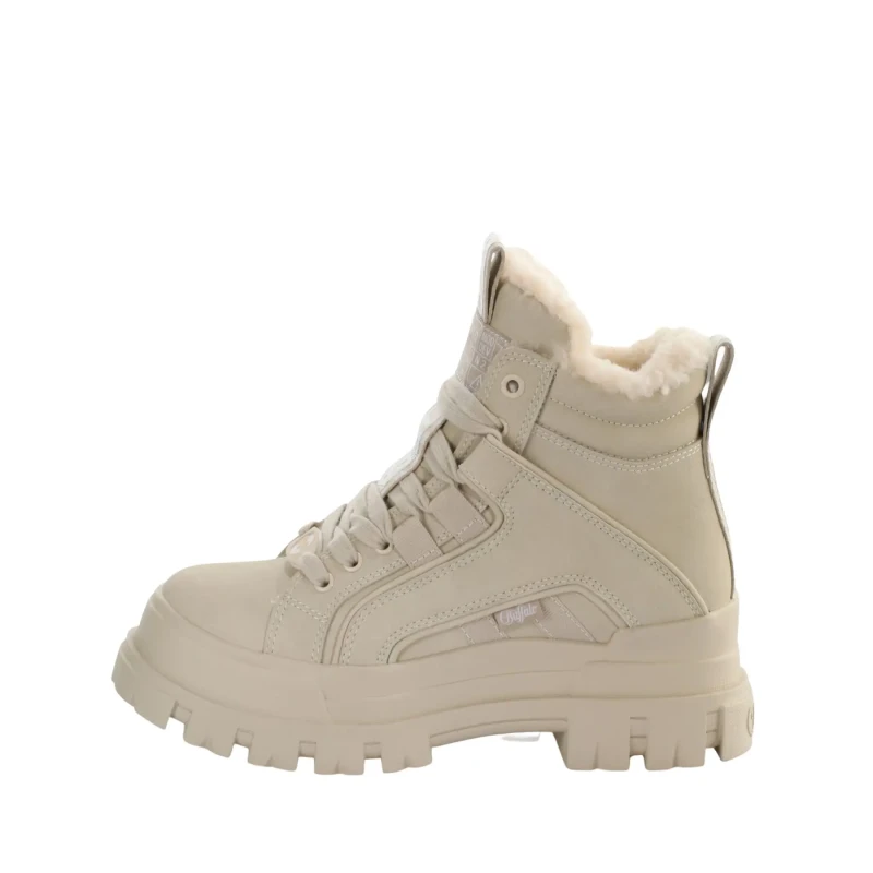 Image of Buffalo Womens boots Buffalo Aspha Nc chaude - Vegan Nubuck Mid Beige Female 37