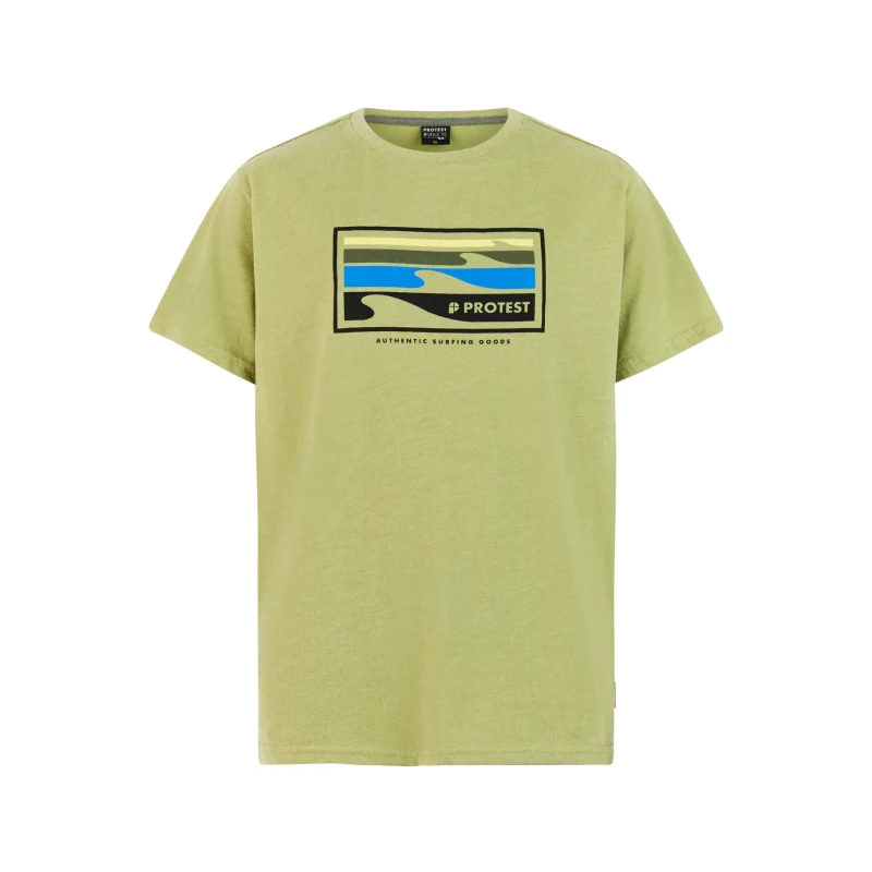 Image of Protest Kid's T-Shirt Protest Ray Vert Male 16 ans