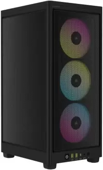 Image of CORSAIR iCUE 2000D RGB AIRFLOW Mini-ITX Case, Black