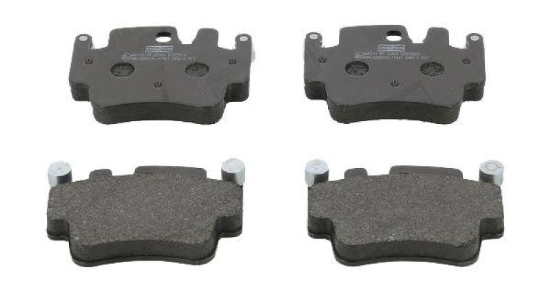 Image of CHAMPION 573725CH Brake pad set prepared for wear warning indicator Brake Pad Set,disc brake (402)
