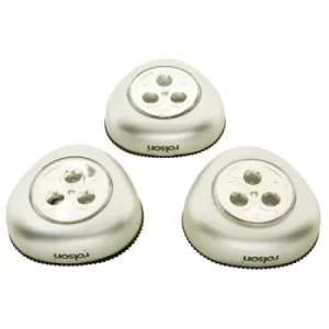 Image of Rolson 61761 3pc 3 LED Push Light