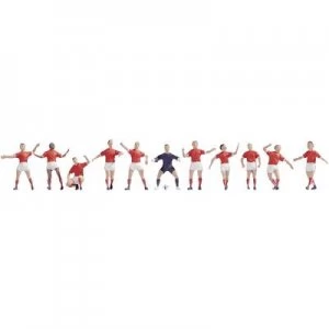 Image of NOCH 15985 H0 Figures Football Team Red/White