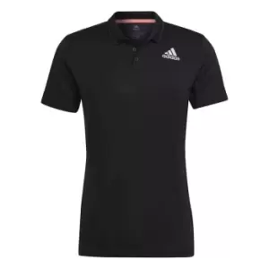 Image of adidas Tennis Freelift Polo Shirt Mens - Black