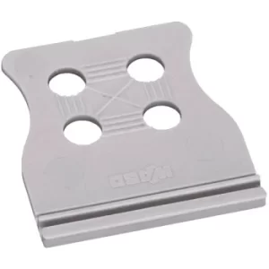 image of WAGO 734-327 Strain Relief Plate 6mm Wide Grey