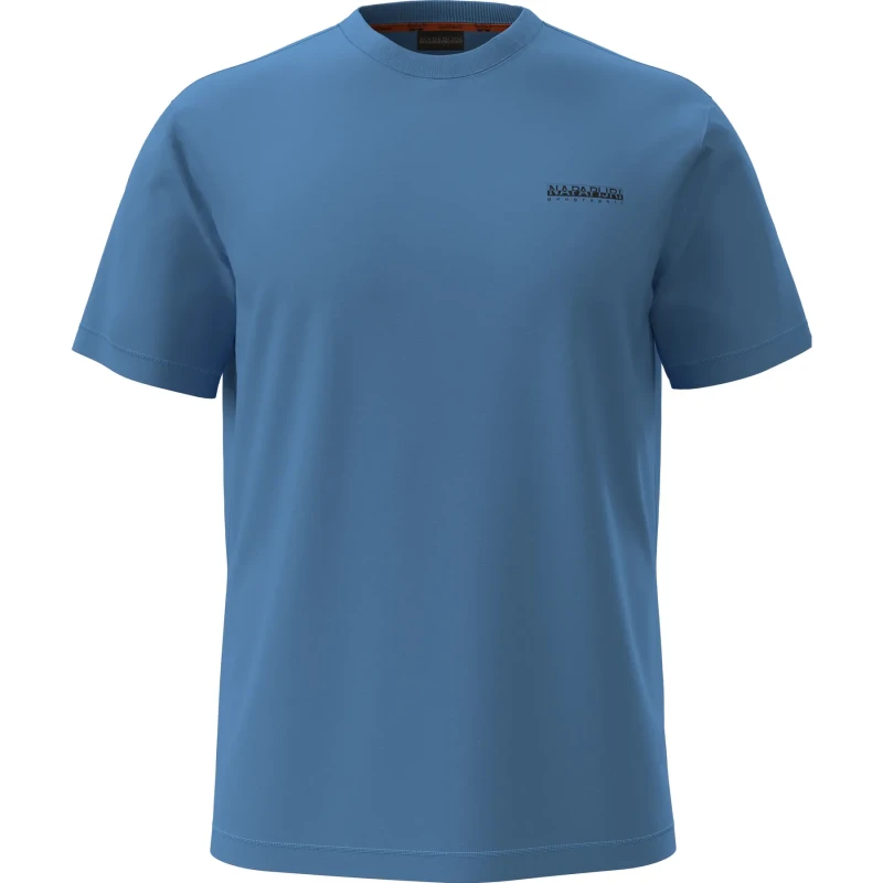 Image of T-Shirt Napapijri Box Bleu Male S