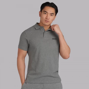 Image of Barbour International Mens Essential Polo Shirt - Anthracite - L