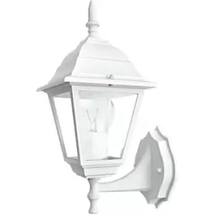 image of Netlighting Roma Outdoor Up Wall Lanterns White, IP44 19.5x35x14.6cm