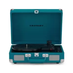 Image of Crosley Cruiser Plus Teal Turntable With Bluetooth Out