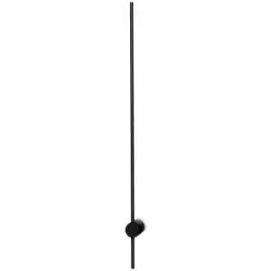 Image of Ideal Lux Essence Tall Integrated LED Wall Lamp Black 124cm 3000K