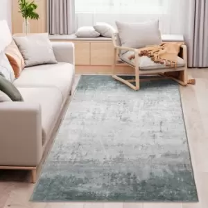 Image of HOMCOM Modern Ink Grey Render Rug 150 X 80Cm