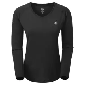 image of Dare 2b Discern Long Sleeve Performance T-Shirt - Black