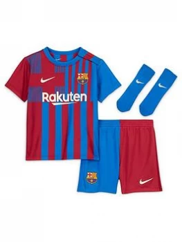 Image of Nike Barcelona Infants 21/22 Home Kit - Blue Size 12-18 Months