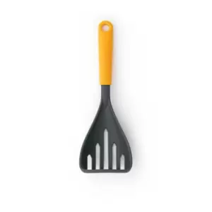Image of Brabantia Tasty+ Yellow Potato Masher with Spoon Yellow