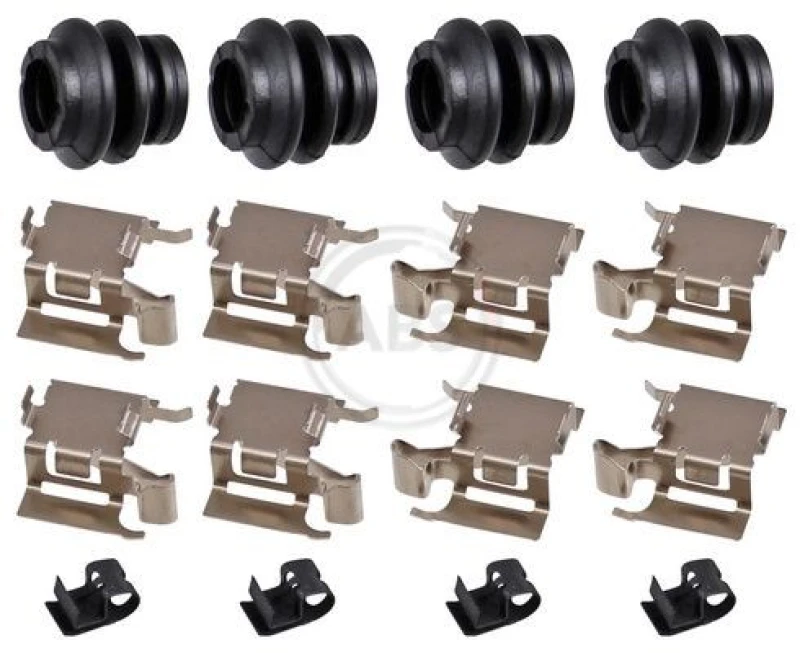Image of A.B.S. Brake pad fitting kit A.B.S. 1984Q