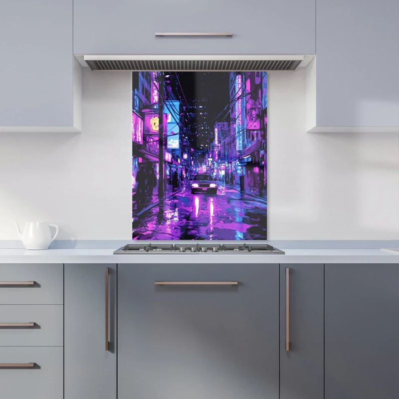Image of Designer Kitchen Splashbacks Dante Mercer: 00005 Kitchen Splashback Size: 600mm x 750mm Multicolor Unisex 600mm x 750mm