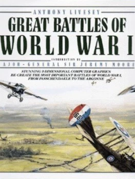 Image of Great Battles of World War I by Anthony Livesey Hardback