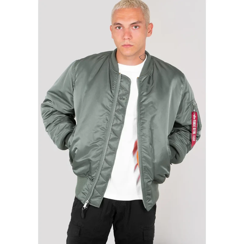 Image of alpha industries Bomber Alpha Industries MA-1 Vert Male 2XL