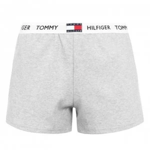 image of Tommy Bodywear Cotton Flag Shorts - Grey HeatherP6S