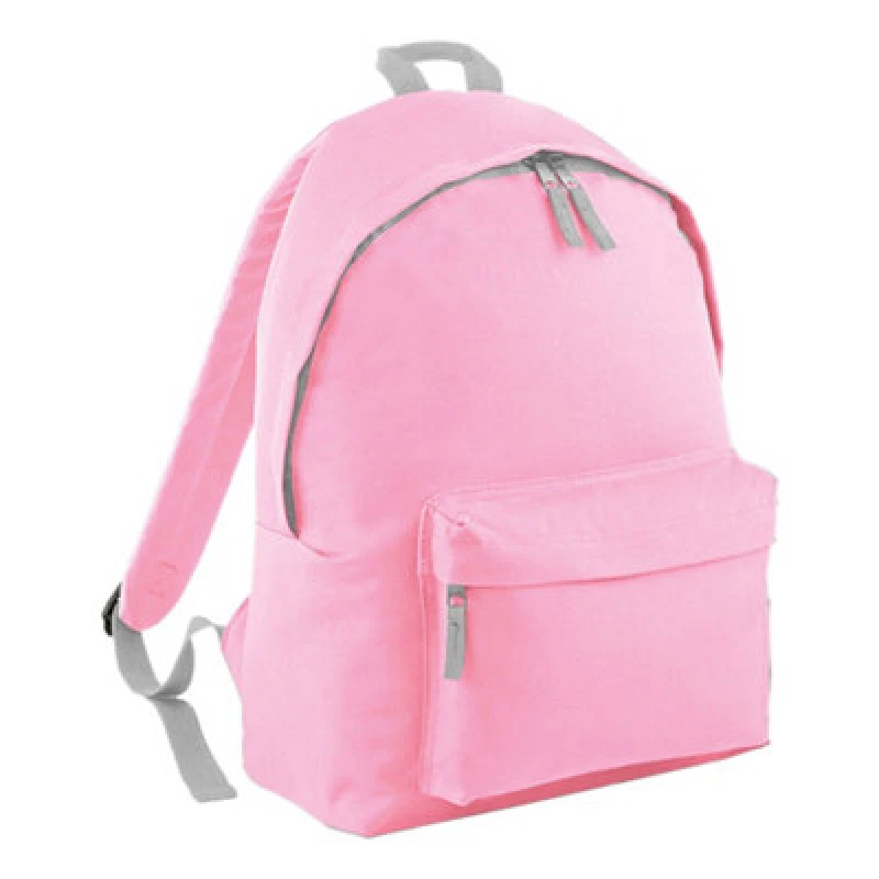 Image of Bagbase Childrens/kids Fashion Backpack Clic Pink/light Grey (One Size)