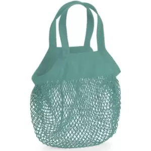 Image of Mini Mesh Organic Cotton Grocery Bag (One Size) (Sage Green) - Westford Mill