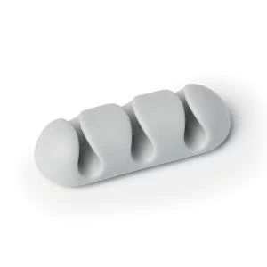 Image of Durable CAVOLINE CLIP3 Self Adhesive Cable Clips Grey Ref 503910 Pack