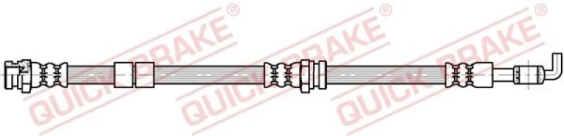 Image of QUICK BRAKE Brake hose QUICK BRAKE 50.710