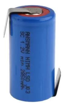 Image of Ansmann MaxE, 5035391, 1.2V, Sub-C, NiMH Rechargeable Battery, 3Ah