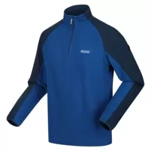 image of Regatta Elson II Half Zip Fleece - SnorkBl/BlWg