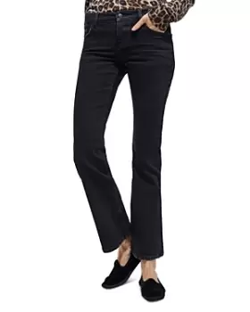 Image of The Kooples Low Rise Bootcut Jeans in Black