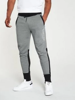 Image of The North Face NSE Graphic Pants - Medium Grey Heather, Size S, Men