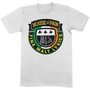 image of House Of Pain - Fine Malt Unisex Medium T-Shirt - White