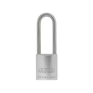 image of ABUS Mechanical 86TI/45mm TITALIUM Padlock Without Cylinder 70mm Long Stainless Steel Shackle