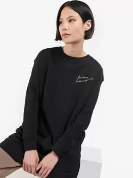 Image of Barbour International Blanca Overlayer - Black, Size 10, Women